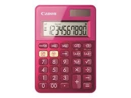 Canon LS-100K-MPK calculadora de bolso mini rosa.