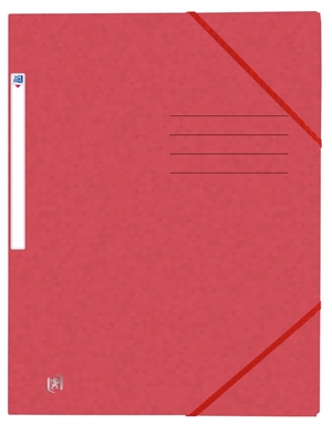 Oxford File+ Samlemappe A4, Dark Red