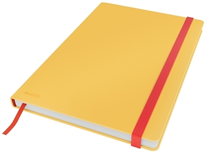 Leitz Caderno Cosy HC L com 80 folhas 100g amarelo