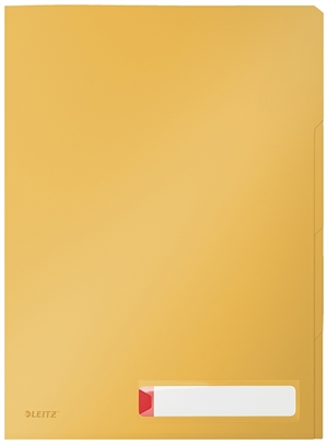 Leitz Capa com aba Cosy em polipropileno A4 amarela (3)