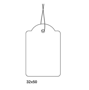 HERMA etiqueta pendente com cordão 32 x 50 mm, 1000 unidades.
