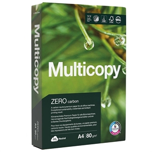 A4 MultiCopy Zero 80 g/m² - pacote com 500 folhas