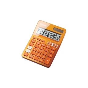 Canon LS-123K-MOR calculadora de bolso. Cor laranja.