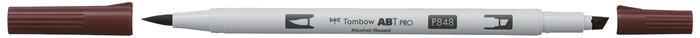 Tombow Marker alcohol ABT PRO Dual Brush 848 wineberry