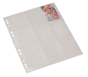 Bantex Sleeve para Cartões de Coleção A4 0,08mm 9 cartões transparentes (10)