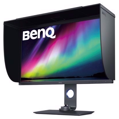 BenQ SW321C - 32" - monitor para edição de fotos e vídeos + capa de sombreamento grátis.