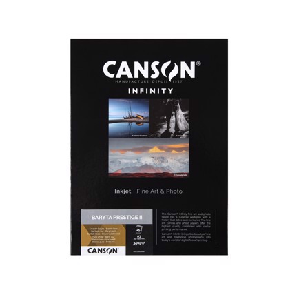 Canson Baryta Prestige II 340 g/m² - A3, 25 folhas 