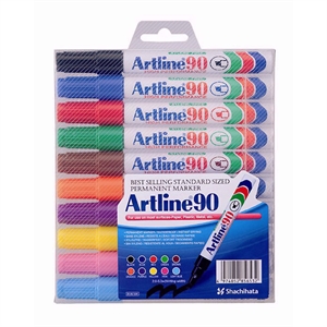 Artline Marker 90 conjunto de 10 cores sortidas