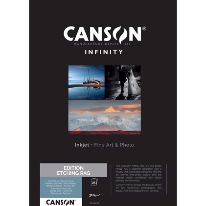 Canson Edition Etching Rag 310 g/m² - A2, 25 folhas 
