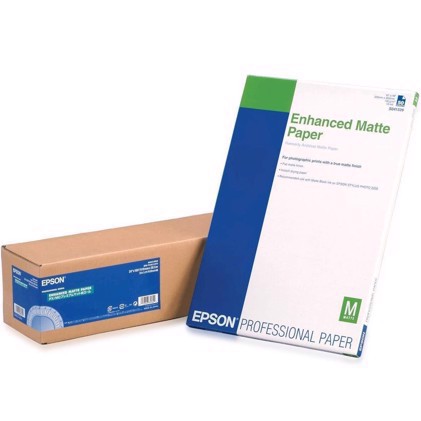 Epson Enhanced Matte Paper 192 g - 17" x 30,5 metros 