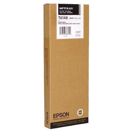 Epson Matte Black T6148 220 ml cartucho de tinta T6148 - Epson Pro 4450, 4800 e 4880
