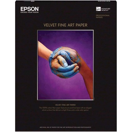 Epson Velvet Fine Art Paper 260 g/m2, A3+ - 20 folhas 