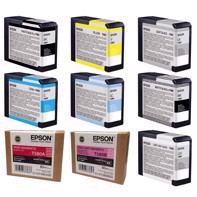 Fuldt conjunto de cartuchos de tinta para Epson stylus pro 3880