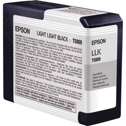 Epson Preto Light Light 80 ml cartucho de tinta T5809 - Epson Pro 3800 e 3880