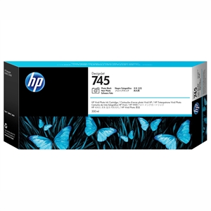 HP 745 cartucho de tinta preta fotográfica, 300 ml