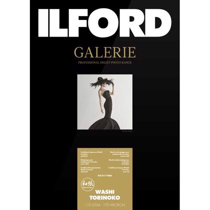 Ilford GALERIE Washi Torinoko 110gsm - 5x7" - 127mm x 178mm, 50 folhas 