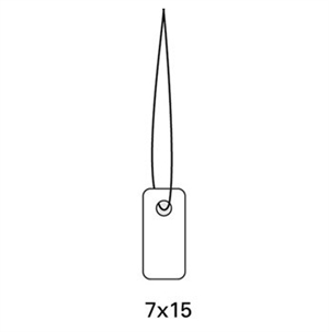 HERMA etiqueta para pendurar com cordão 7 x 15 mm, 1000 unidades.