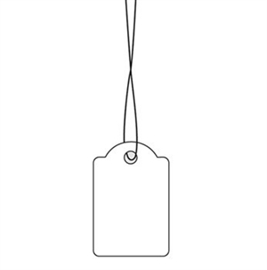 HERMA etiqueta pendente com cordão, 18 x 28 mm, 1000 unidades