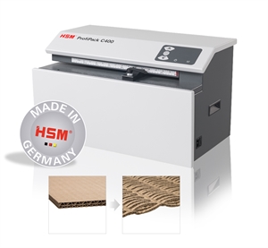 HSM ProfiPack trituradora de papel C400 modelo de mesa.