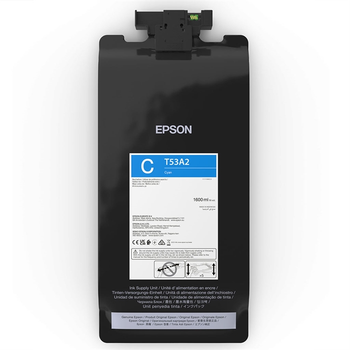 Epson bag de tinta ciano 1600 ml - T53A2