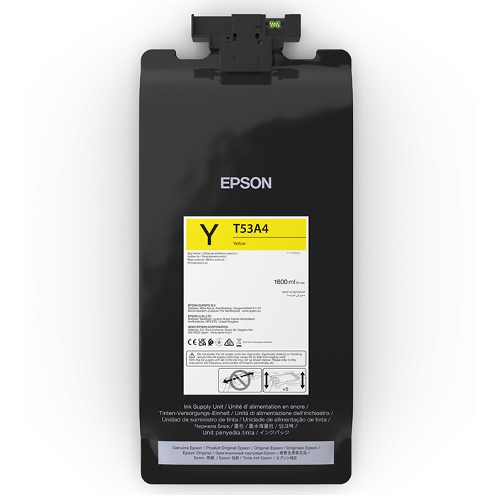 Epson saco de tinta Amarelo 1600 ml - T53A4