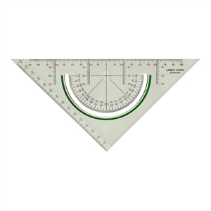 Linex triângulo de geometria super série 22cm S2622