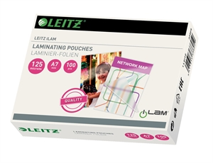 Leitz Laminating Pouches gloss 125my A7 (100)