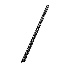 Leitz Anéis espirais de plástico 10mm preto (100)