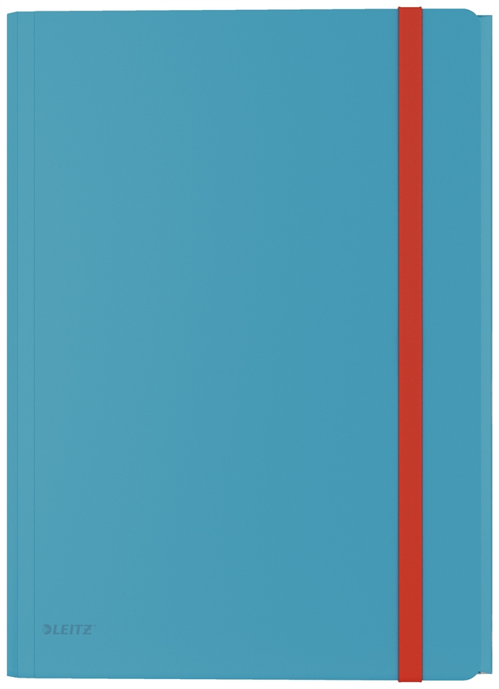Leitz 3-klap elastic folder Cosy PP A4 azul