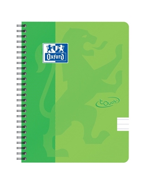 Oxford Touch caderno A5+ com pauta 70 páginas 90g verde