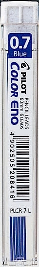 Lápis de Cor Pilot Color ENO 0,7mm HB azul (6)