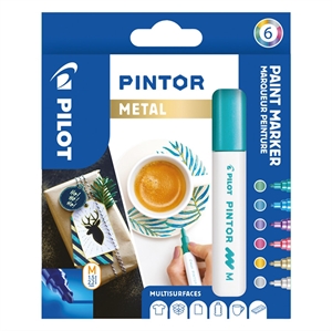 Piloto Marker Pintor Metal Médio Mix 1.4 (6)