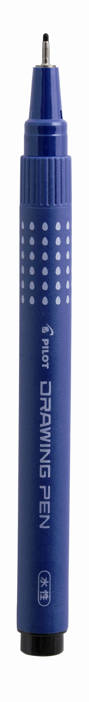 Caneta Pilot Filtpen com tampa, caneta de desenho 0,8mm, preta