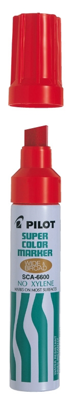 Marcador Pilot Super Color Jumbo 10,0mm vermelho