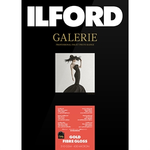 Ilford Gold Fibre Gloss for FineArt Album - 330mm x 365mm - 25 folhas 