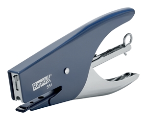 Rapid S51 Stapler with 15-sheet capacity, blue