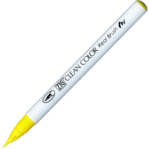 ZIG Clean Color Brush Pen 051 fl. Yellow Lime