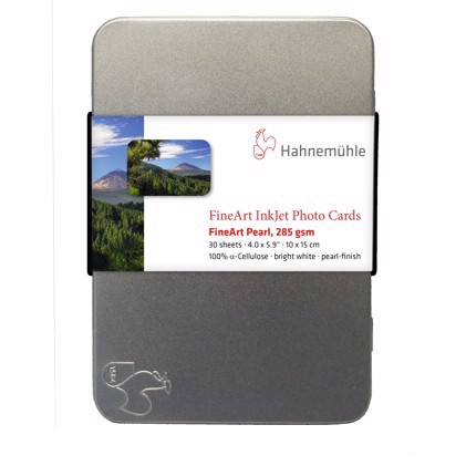 Hahnemühle FineArt Pearl Photo cards 285 g/m² - 10 x 15 cm - 30 folhas 