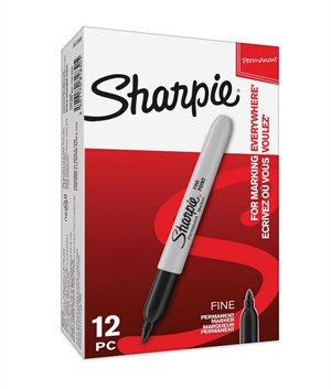 Marcador Sharpie Fine 1,0mm preto
