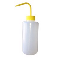 Plastic bottle with spray tube 1 liter with yellow tip