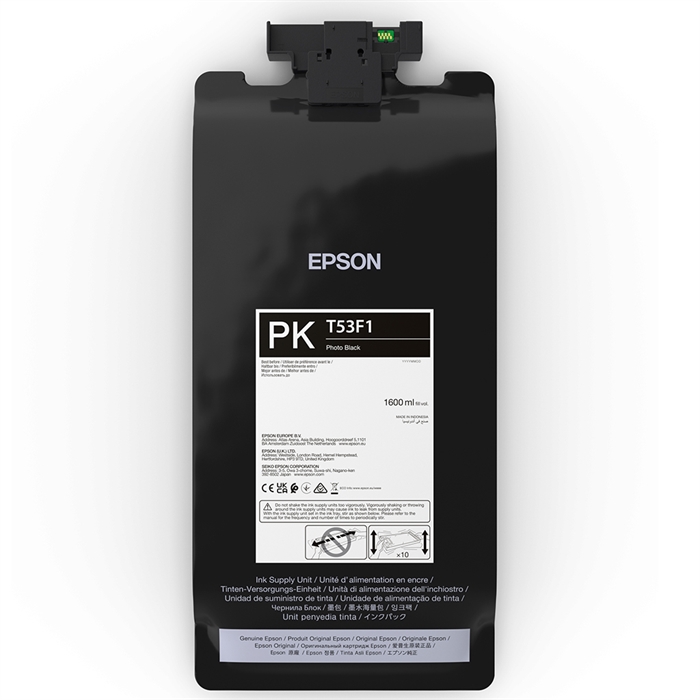 Epson bolsa de tinta Preto Fotográfico 1600 ml - T53F1