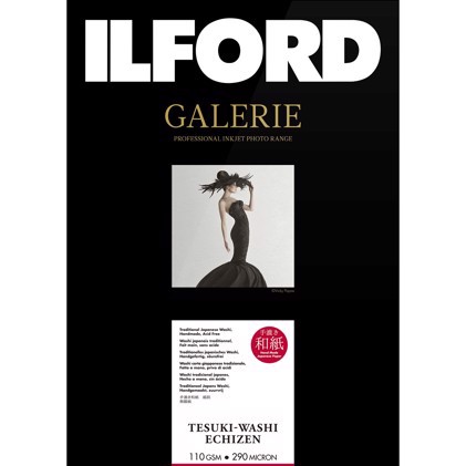 Ilford GALERIE Tesuki-Washi Echizen 110 - A1+ deckle edge, 5 folhas 