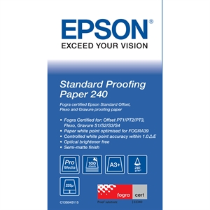 Epson Standard Proofing Paper, DIN A3+, 100 folhas 