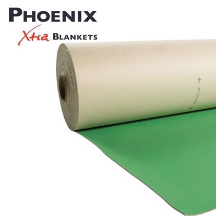 Phoenix Masterprint é um tipo de cobertura/acetato de borracha para a impressora HD SM 52.